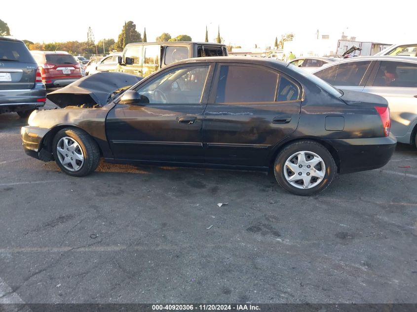 2004 Hyundai Elantra Gls/Gt VIN: KMHDN46D34U742195 Lot: 40920306