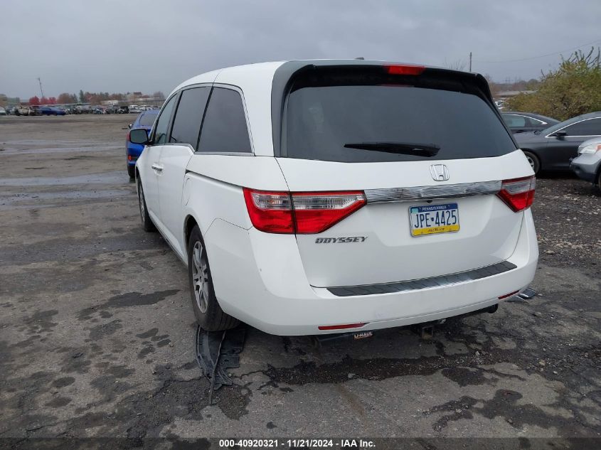 2012 Honda Odyssey Ex-L VIN: 5FNRL5H65CB037135 Lot: 40920321