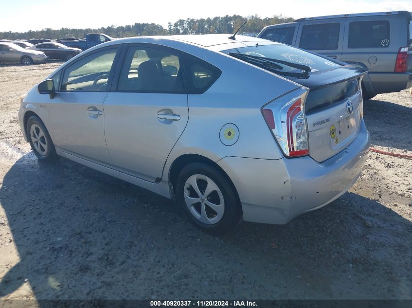 2012 Toyota Prius Two VIN: JTDKN3DU1C5413819 Lot: 40920337