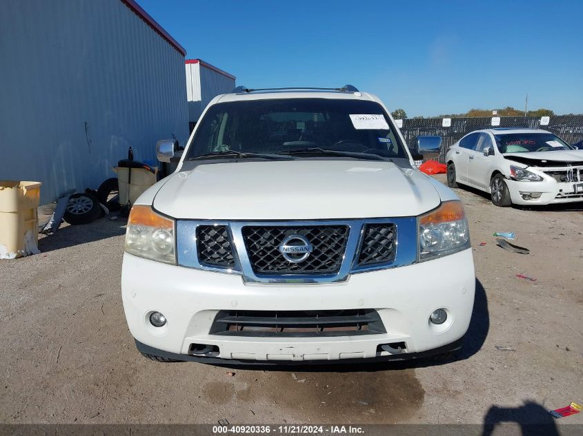 2012 Nissan Armada Platinum VIN: 5N1AA0NC6CN600335 Lot: 40920336