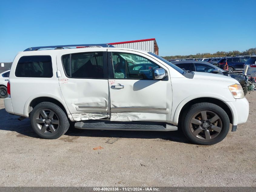 2012 Nissan Armada Platinum VIN: 5N1AA0NC6CN600335 Lot: 40920336