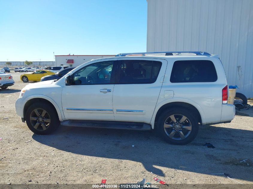 2012 Nissan Armada Platinum VIN: 5N1AA0NC6CN600335 Lot: 40920336