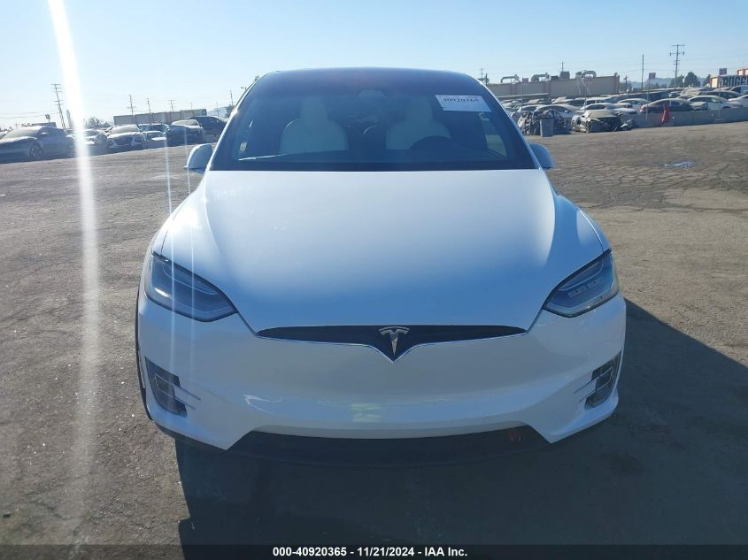 2021 Tesla Model X Long Range Dual Motor All-Wheel Drive/Long Range Plus Dual Motor All-Wheel Drive VIN: 5YJXCBE26MF308874 Lot: 40920365