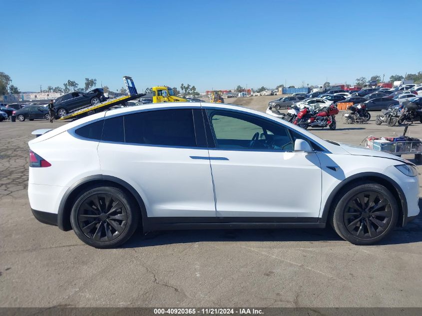 2021 Tesla Model X Long Range Dual Motor All-Wheel Drive/Long Range Plus Dual Motor All-Wheel Drive VIN: 5YJXCBE26MF308874 Lot: 40920365