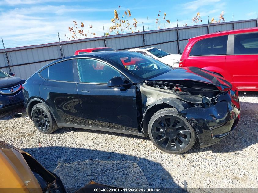 2021 Tesla Model Y Long Range Dual Motor All-Wheel Drive VIN: 5YJYGDEE7MF185651 Lot: 40920381