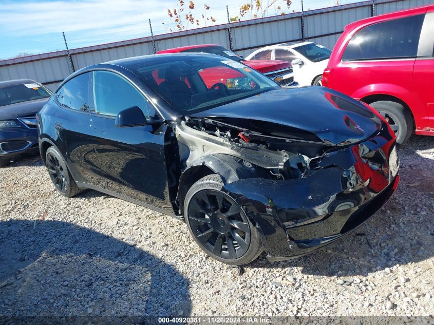 2021 TESLA MODEL Y LONG RANGE DUAL MOTOR ALL-WHEEL DRIVE - 5YJYGDEE7MF185651