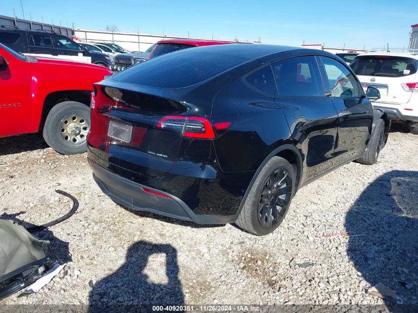 VIN 5YJYGDEE7MF185651 2021 Tesla Model Y, Long Rang... no.4