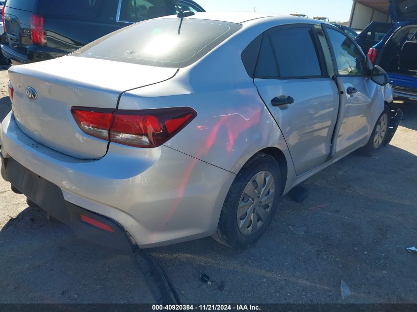 2018 Kia Rio Lx VIN: 3KPA24AB9JE044531 Lot: 40920384