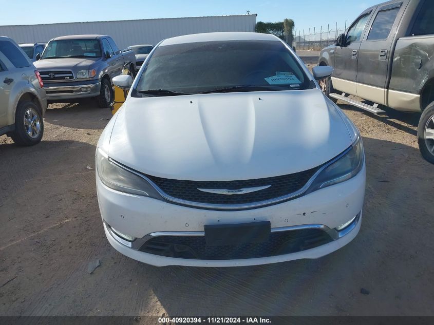 2015 Chrysler 200 C VIN: 1C3CCCCG4FN673033 Lot: 40920394