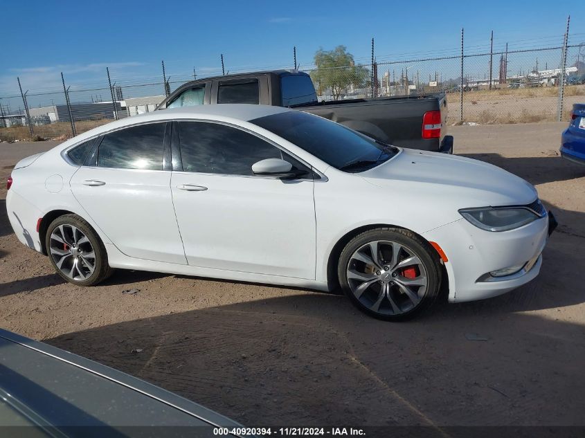 2015 Chrysler 200 C VIN: 1C3CCCCG4FN673033 Lot: 40920394