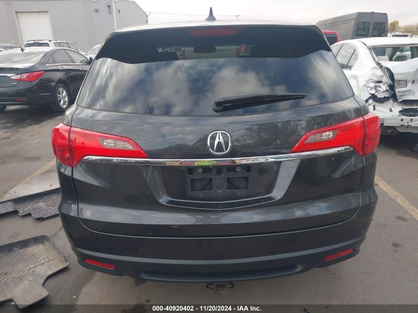 2014 Acura Rdx VIN: 5J8TB4H38EL015382 Lot: 40920402