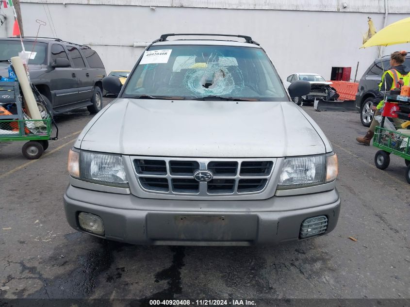 2000 Subaru Forester S VIN: JF1SF6558YH702455 Lot: 40920408