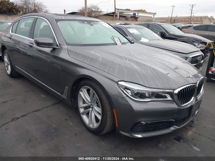 VIN WBA7F2C57GG416920 2016 BMW 7 Series, 750I Xdrive no.1