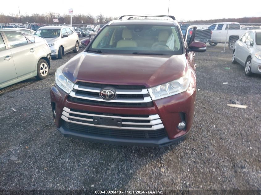 2017 Toyota Highlander Xle VIN: 5TDJZRFHXHS477376 Lot: 40920419