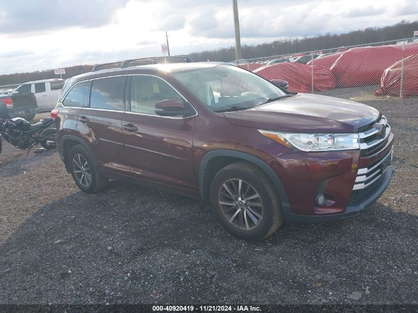 2017 Toyota Highlander Xle VIN: 5TDJZRFHXHS477376 Lot: 40920419