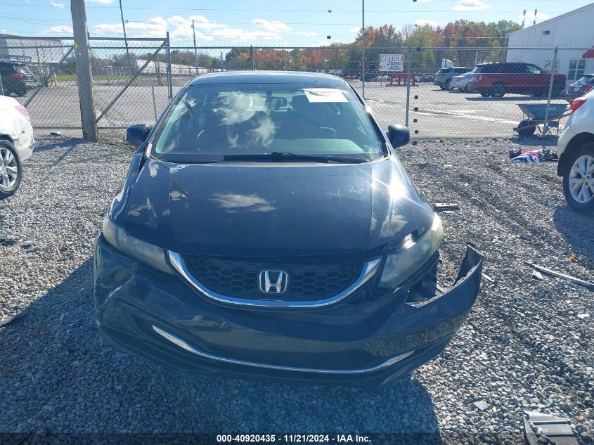 2013 Honda Civic Lx VIN: 19XFB2F51DE216360 Lot: 40920435