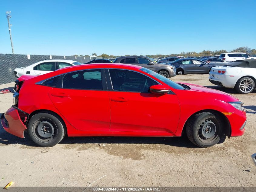 2020 HONDA CIVIC VIN: 2HGFC2F61LH580353
