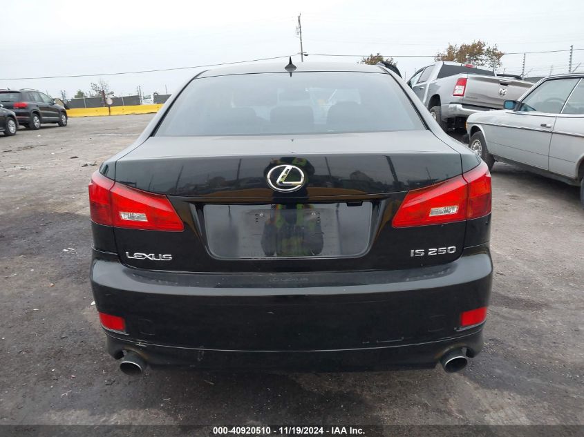 2008 Lexus Is 250 VIN: JTHBK262882065765 Lot: 40920510