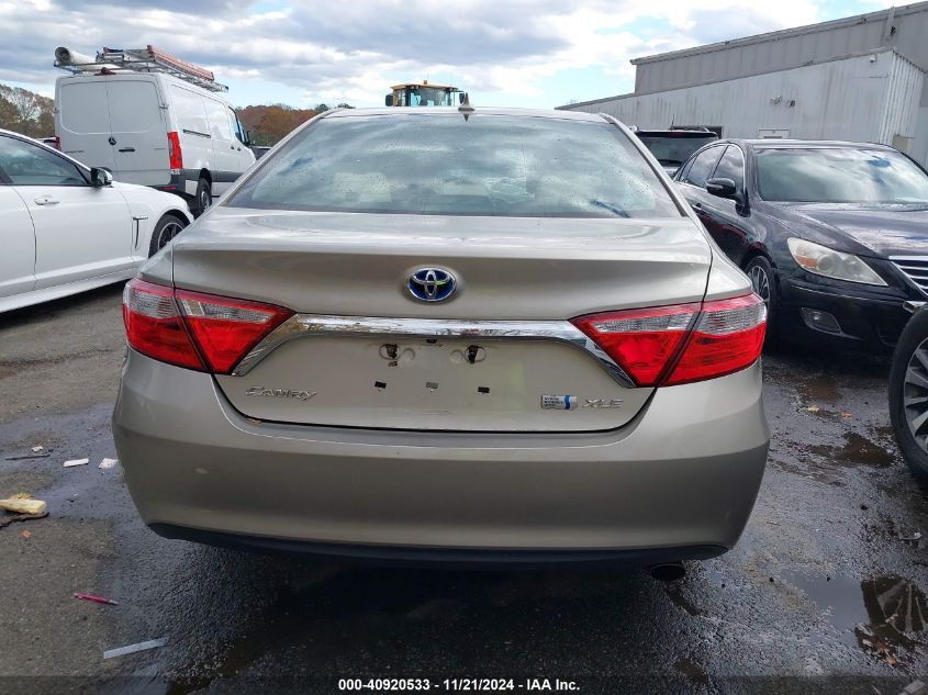 2015 Toyota Camry Hybrid Xle VIN: 4T1BD1FK1FU163135 Lot: 40920533