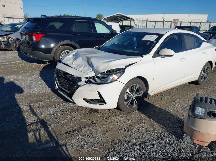 2021 Nissan Sentra Sv Xtronic Cvt VIN: 3N1AB8CV1MY309446 Lot: 40920538