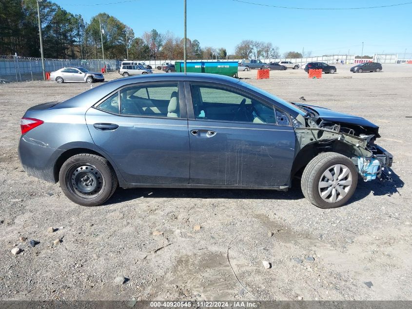 2016 Toyota Corolla Le VIN: 2T1BURHE1GC567044 Lot: 40920545