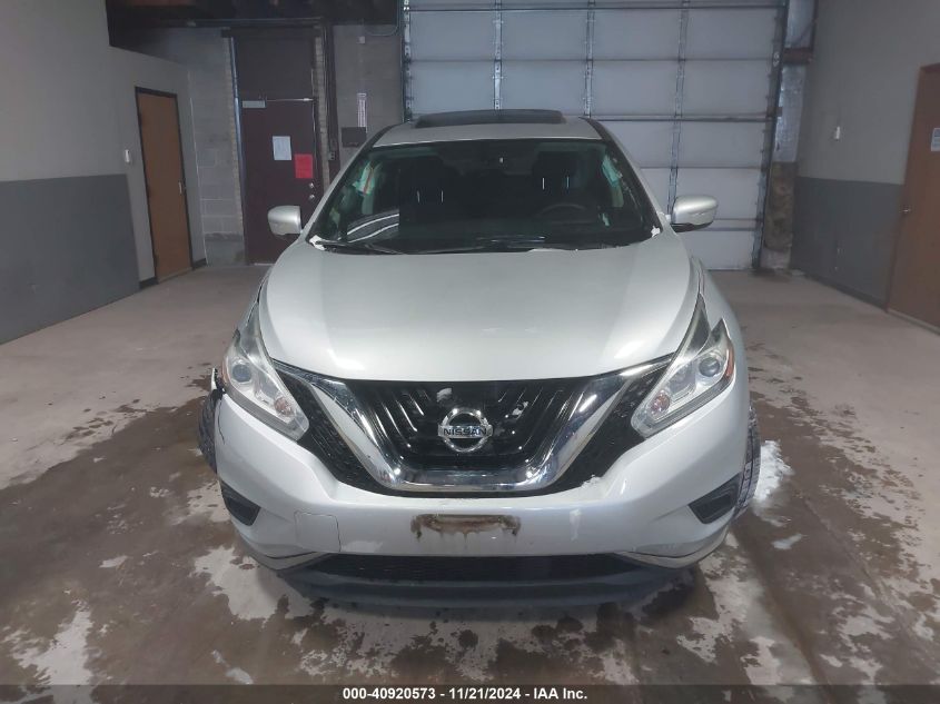 2015 Nissan Murano S VIN: 5N1AZ2MH3FN279750 Lot: 40920573