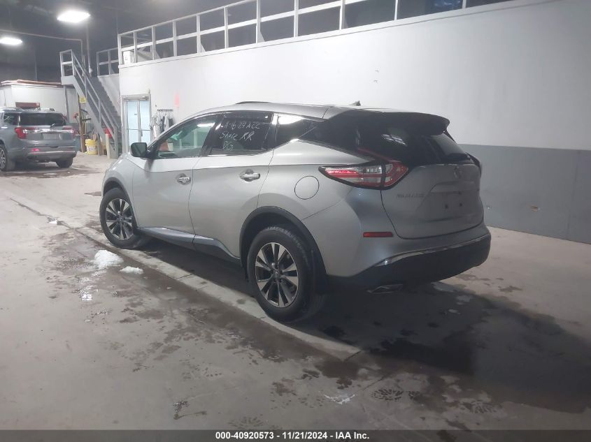 VIN 5N1AZ2MH3FN279750 2015 Nissan Murano, S no.3