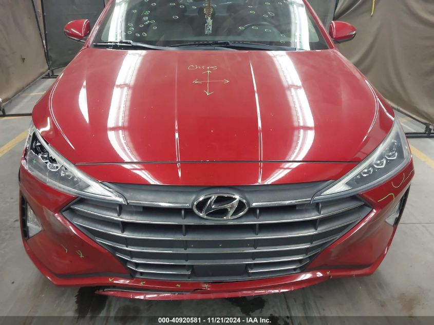 2019 Hyundai Elantra Limited VIN: KMHD84LF4KU885649 Lot: 40920581