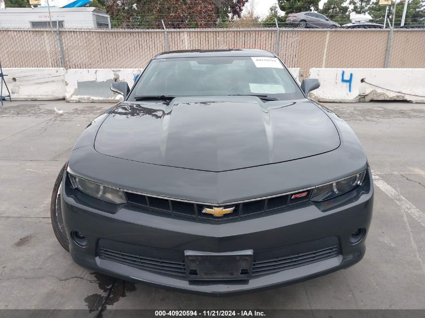 2014 Chevrolet Camaro 2Lt VIN: 2G1FC1E33E9285289 Lot: 40920594