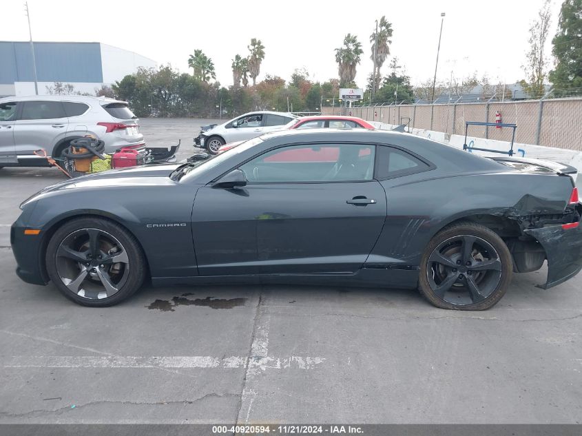 2014 Chevrolet Camaro 2Lt VIN: 2G1FC1E33E9285289 Lot: 40920594