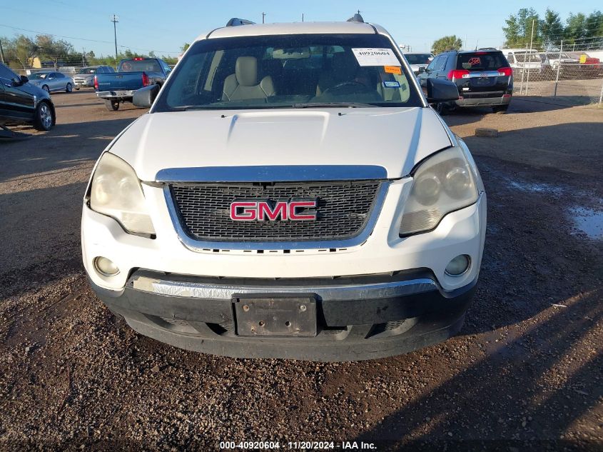 2010 GMC Acadia Sle VIN: 1GKLRLEDXAJ143571 Lot: 40920604