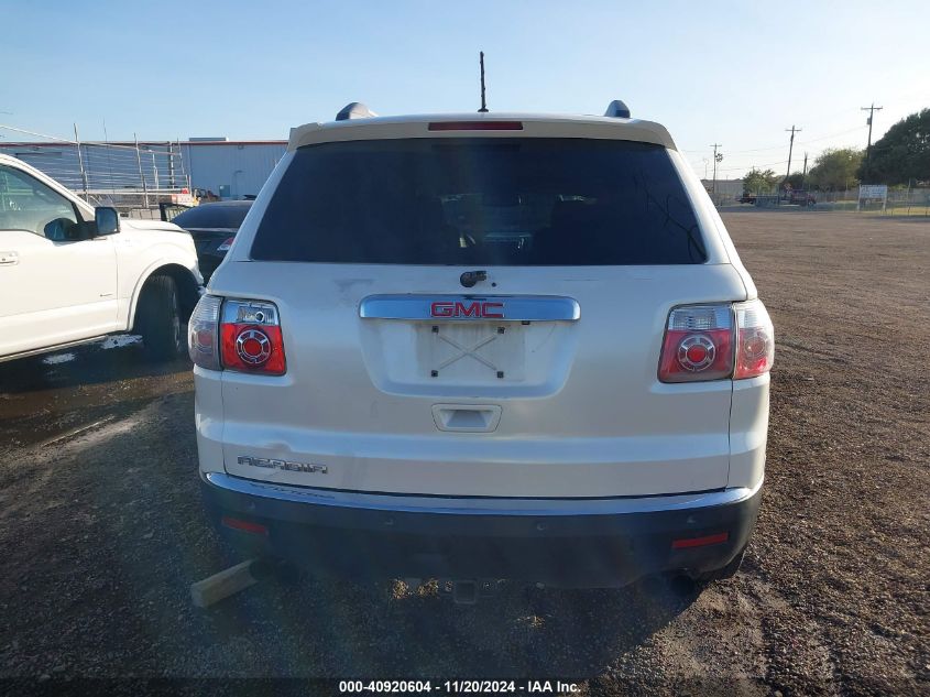 2010 GMC Acadia Sle VIN: 1GKLRLEDXAJ143571 Lot: 40920604