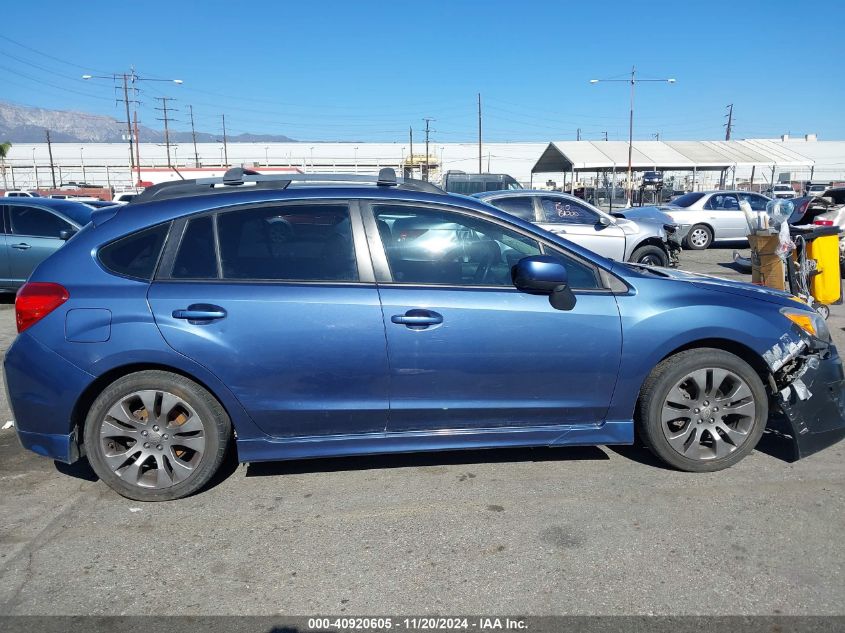 2012 Subaru Impreza 2.0I Sport Premium VIN: JF1GPAL65CG211096 Lot: 40920605