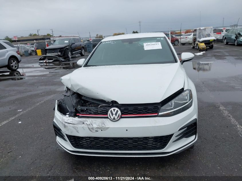 2020 Volkswagen Golf Gti 2.0T Autobahn/2.0T S/2.0T Se VIN: 3VW6T7AUXLM004213 Lot: 40920613