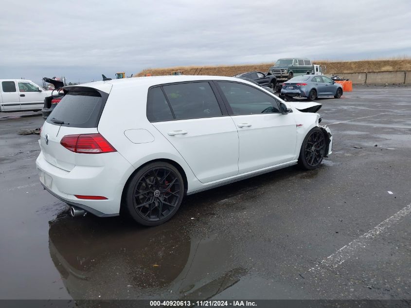 2020 Volkswagen Golf Gti 2.0T Autobahn/2.0T S/2.0T Se VIN: 3VW6T7AUXLM004213 Lot: 40920613