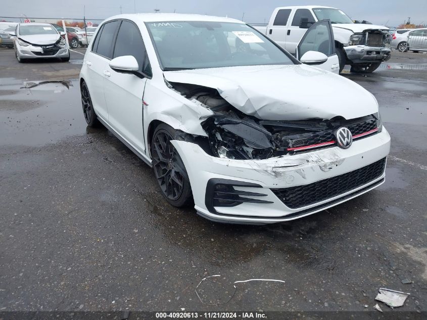 2020 Volkswagen Golf Gti 2.0T Autobahn/2.0T S/2.0T Se VIN: 3VW6T7AUXLM004213 Lot: 40920613