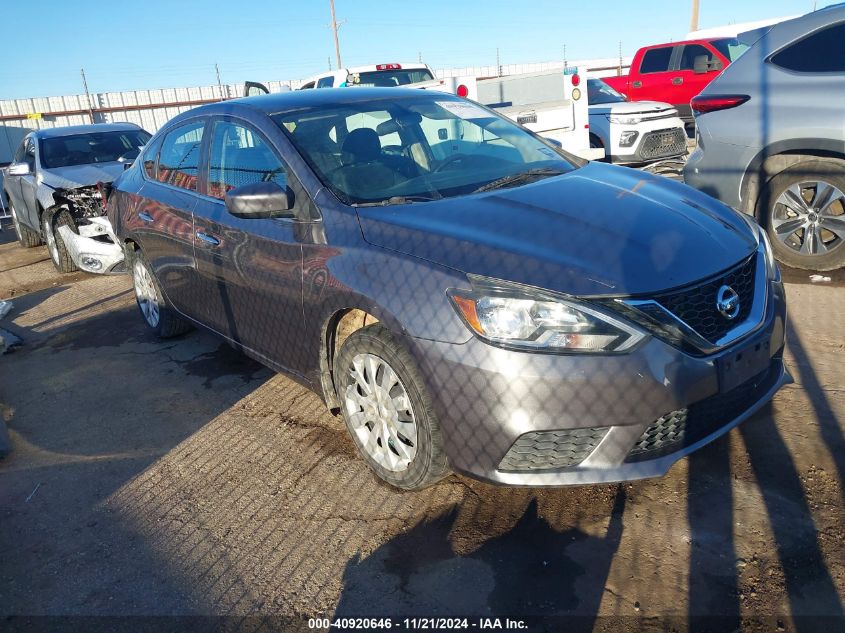 VIN 3N1AB7AP1KY266187 2019 Nissan Sentra, S no.1