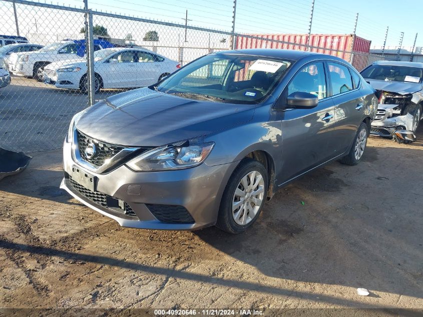 VIN 3N1AB7AP1KY266187 2019 Nissan Sentra, S no.2