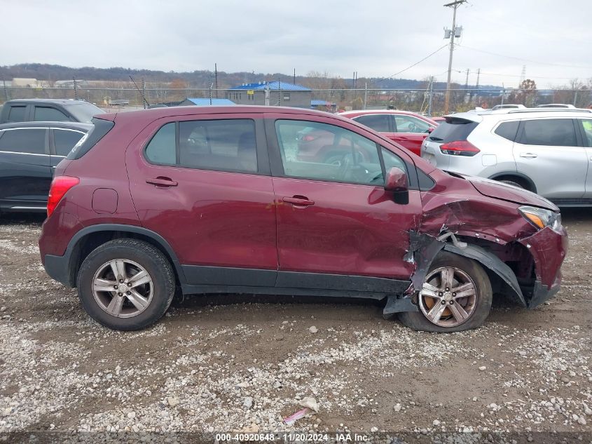 2017 Chevrolet Trax Ls VIN: 3GNCJNSB7HL275344 Lot: 40920648