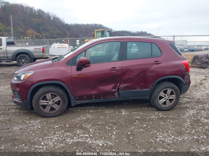 2017 Chevrolet Trax Ls VIN: 3GNCJNSB7HL275344 Lot: 40920648