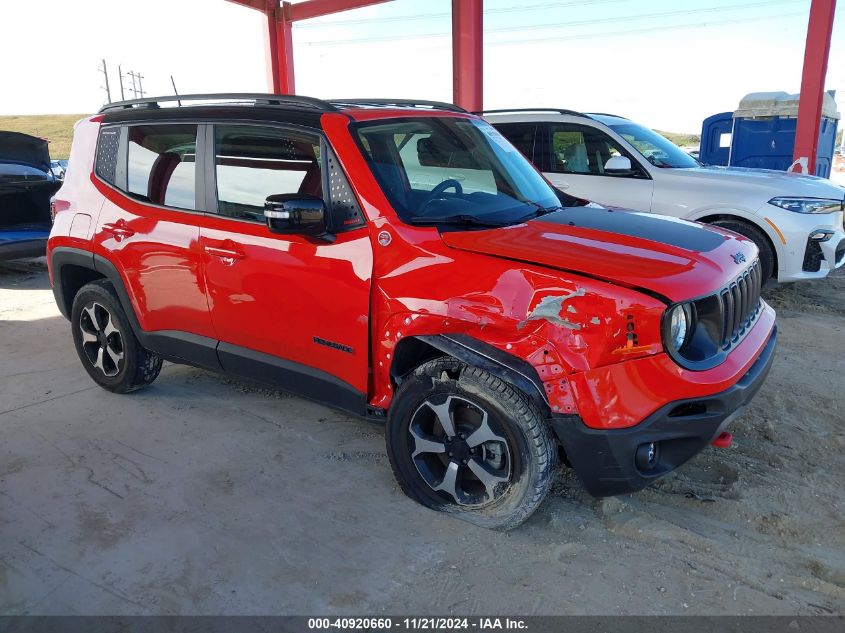 2022 Jeep Renegade Trailhawk 4X4 VIN: ZACNJDC17NPN80344 Lot: 40920660