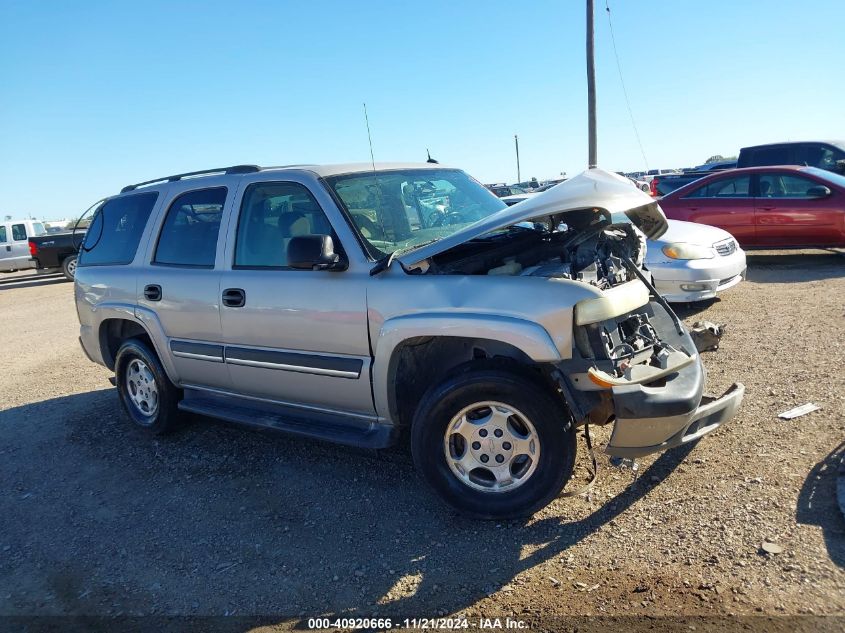 2005 Chevrolet Tahoe Ls VIN: 1GNEC13V35R101425 Lot: 40920666