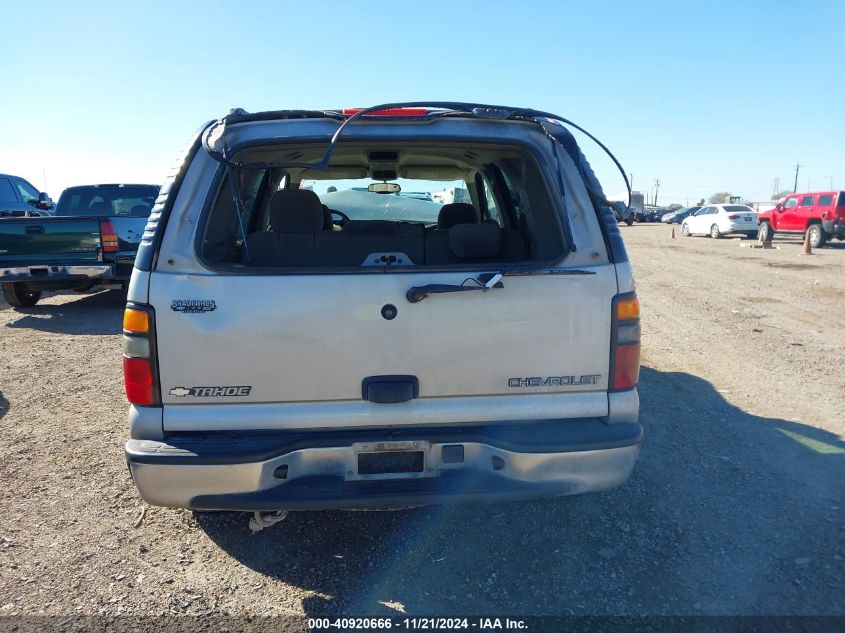 2005 Chevrolet Tahoe Ls VIN: 1GNEC13V35R101425 Lot: 40920666