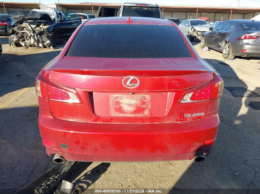 2011 Lexus Is 250 VIN: JTHBF5C2XB2101571 Lot: 40920700