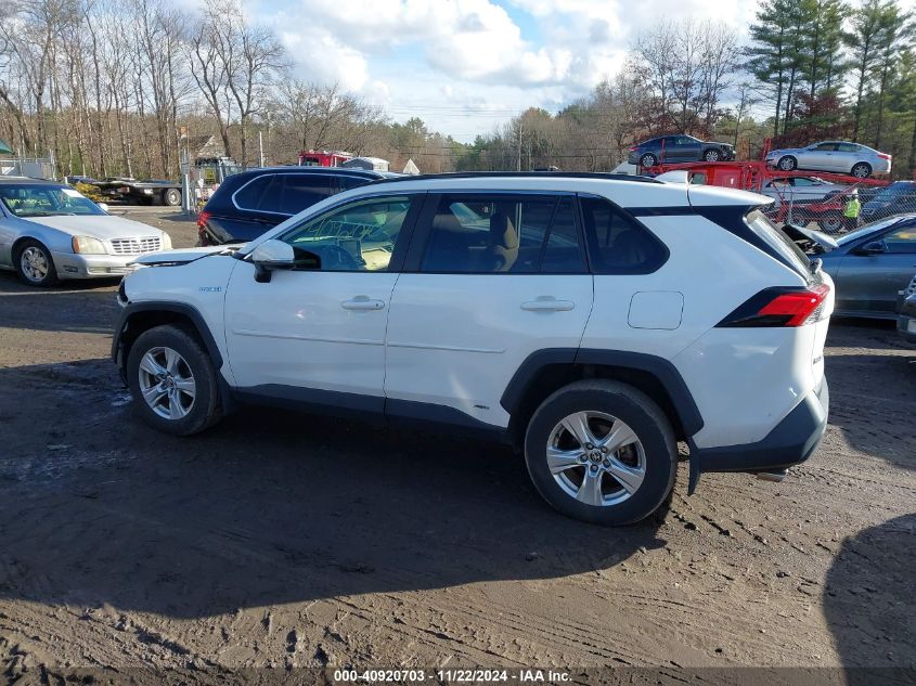 2021 Toyota Rav4 Hybrid Xle VIN: JTMRWRFV9MD126630 Lot: 40920703