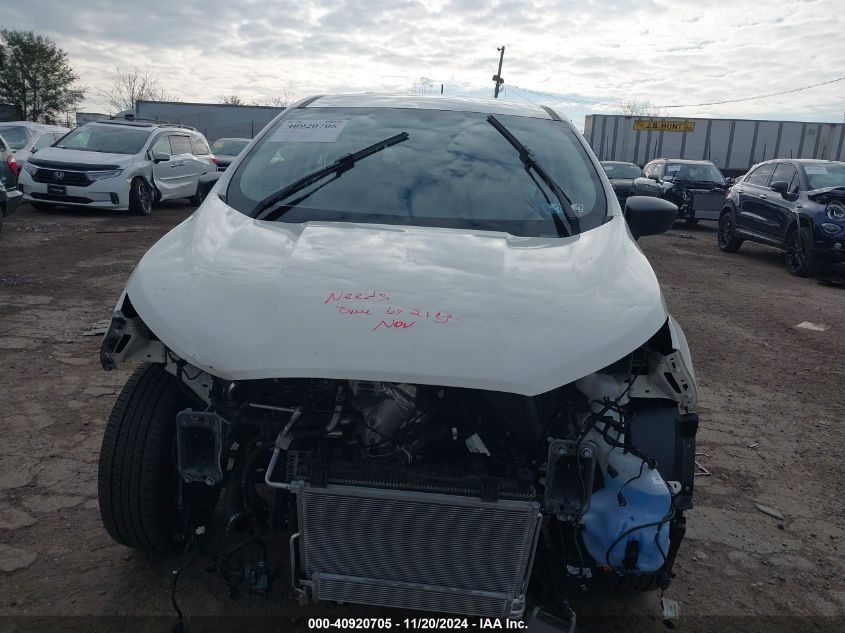 2021 Ford Ecosport S VIN: MAJ3S2FE1MC440860 Lot: 40920705