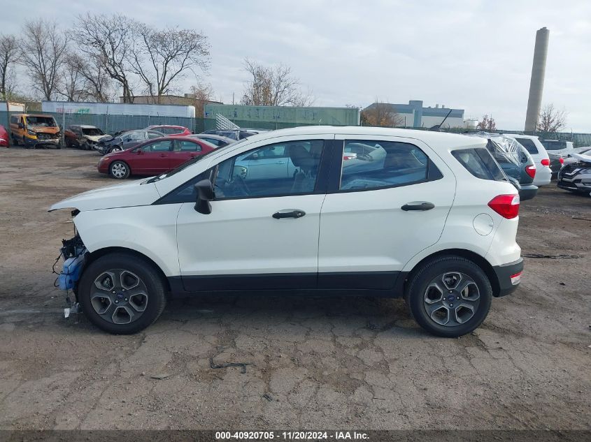 2021 Ford Ecosport S VIN: MAJ3S2FE1MC440860 Lot: 40920705