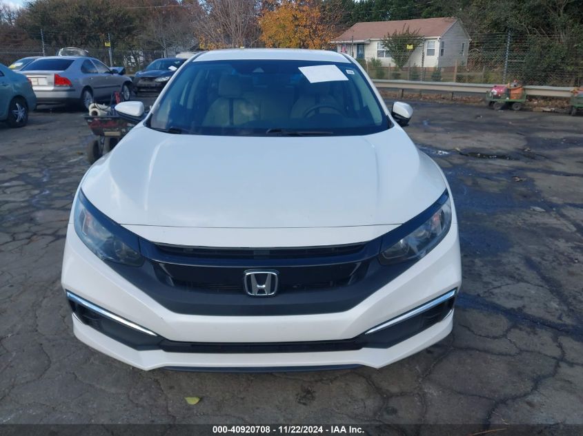 2019 Honda Civic Lx VIN: 19XFC2F65KE033692 Lot: 40920708