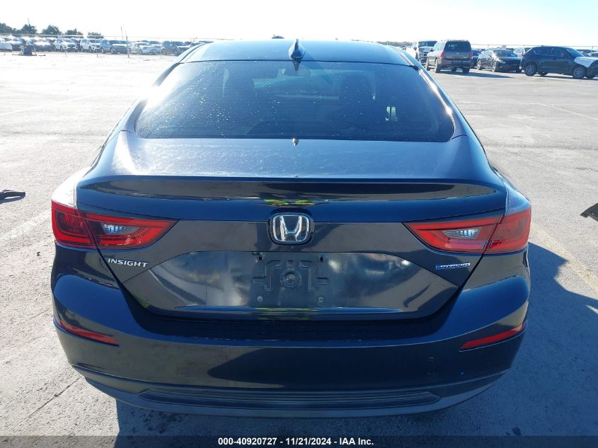 2019 Honda Insight Ex VIN: 19XZE4F58KE032062 Lot: 40920727