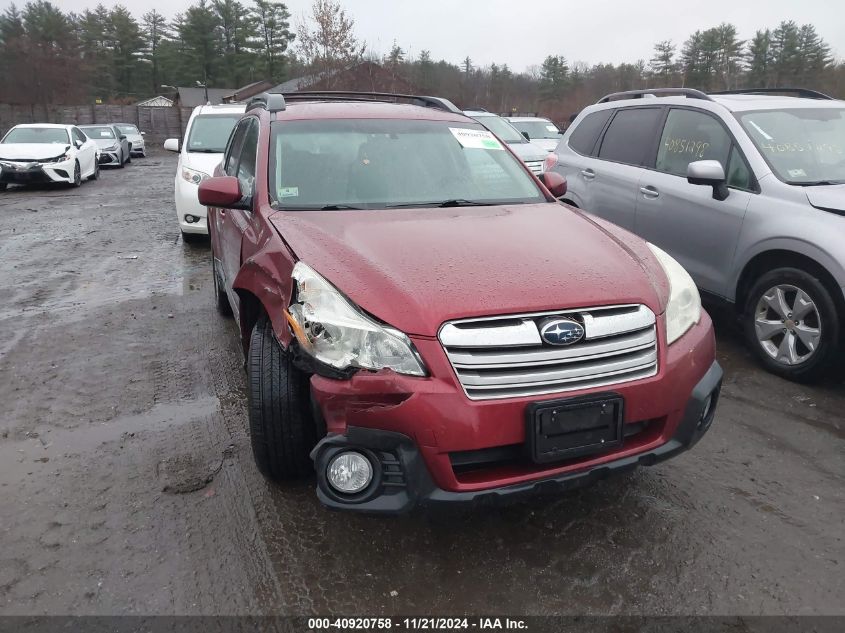 2013 Subaru Outback 2.5I Premium VIN: 4S4BRBCC4D3320793 Lot: 40920758